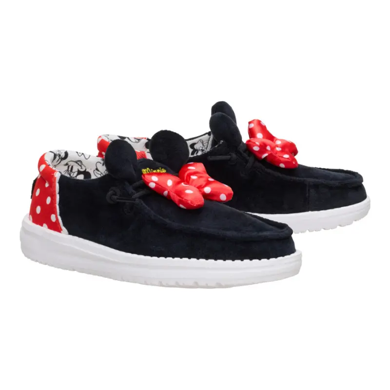 HEYDUDE Disney Minnie Mouse Wendy Youth – Black/Red online