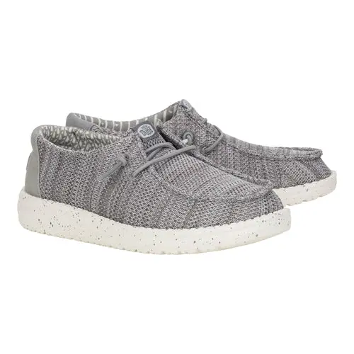 HEYDUDE Wally Youth Stretch Mesh – Grey online