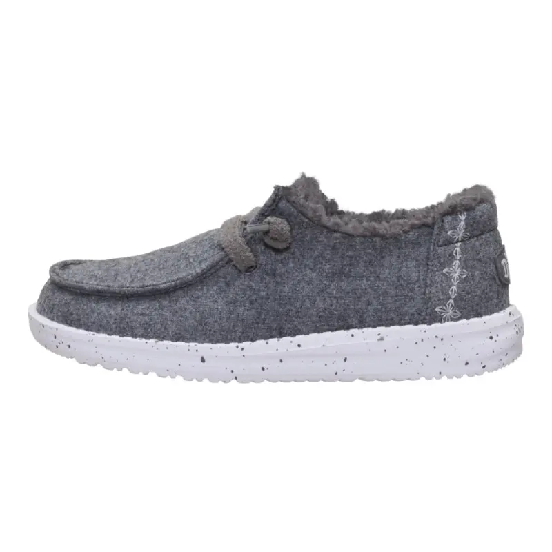 HEYDUDE Wendy Youth Wool Cozy – Charcoal online
