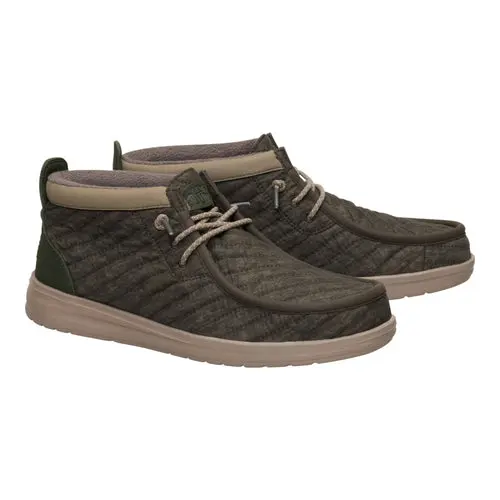 HEYDUDE Wally Mid Gripr Washed Quilt – Major Brown/Multi online