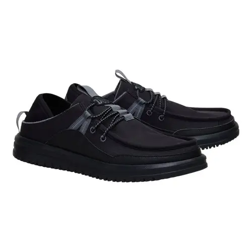 HEYDUDE Bradley Blipper Nylon – Black/Black Oyster online