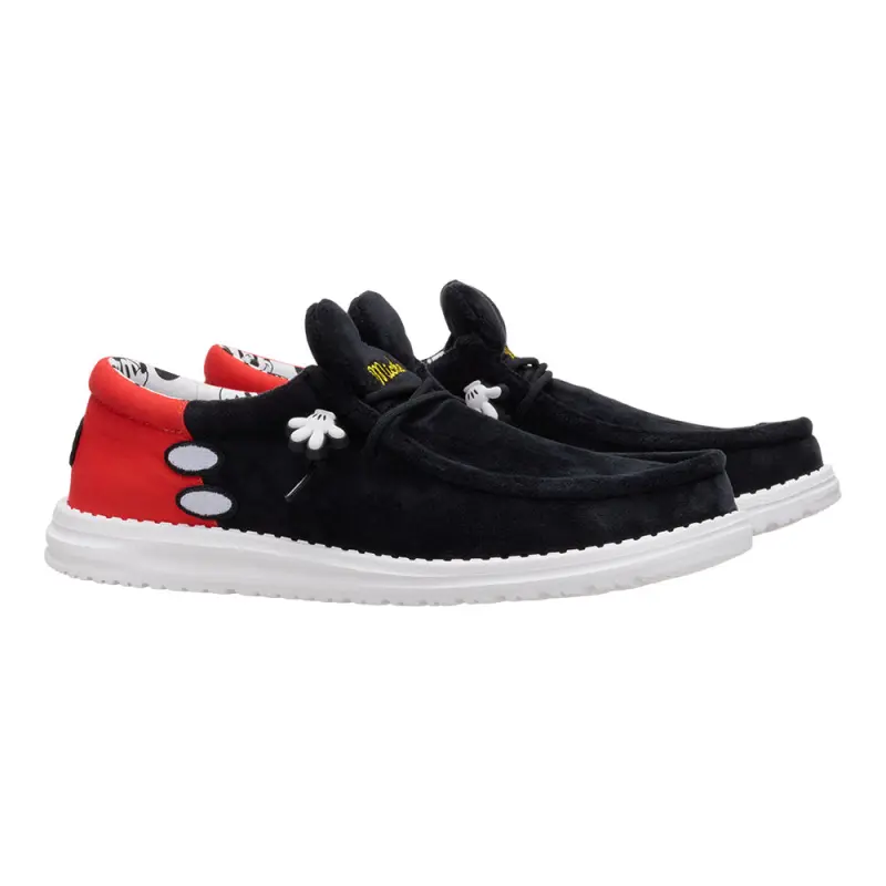 HEYDUDE Disney Mickey Mouse Wally – Mickey Black/Red online