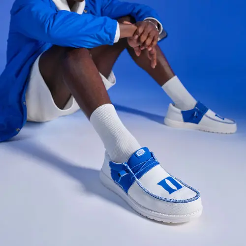 HEYDUDE Men's Wally Tri Duke – Duke White/Blue online