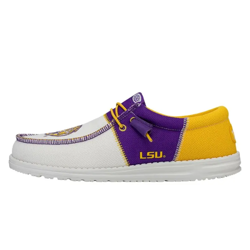 HEYDUDE Men's Wally Tri LSU – LSU Purple/Gold online