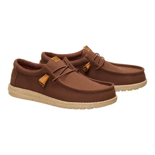 HEYDUDE Wally Canvas – Brown online