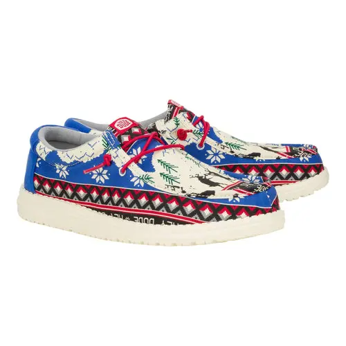 HEYDUDE Wally Holiday Cheers – Holiday White/Multi online