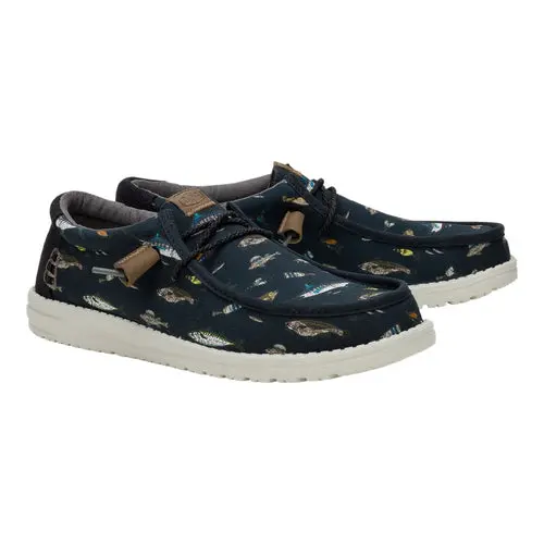 HEYDUDE Wally Marlin – Black/Multi online