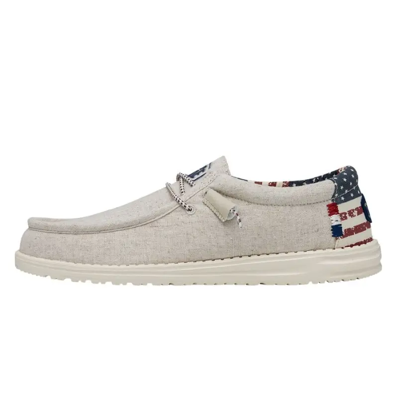 HEYDUDE Wally Patriotic – Off White Patriotic online