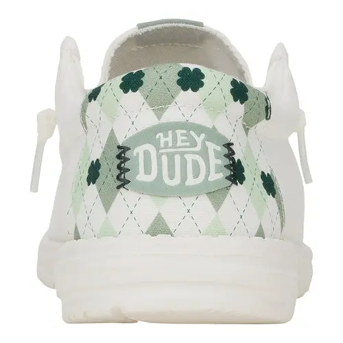 HEYDUDE Wally St. Patrick's Day – White/Green online