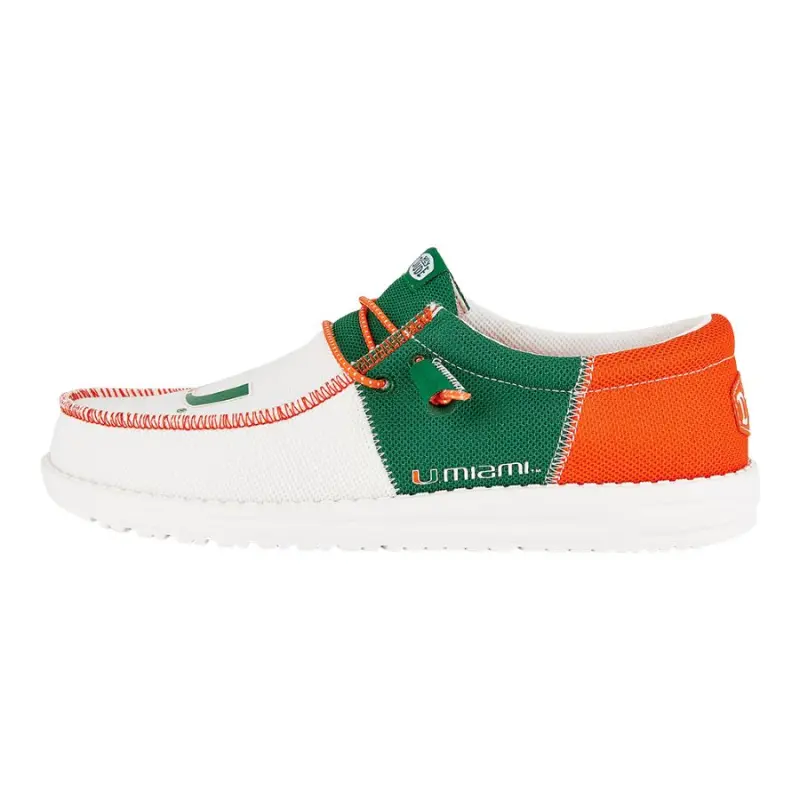 HEYDUDE Wally Tri U of Miami – Miami Deep Green/Orange online