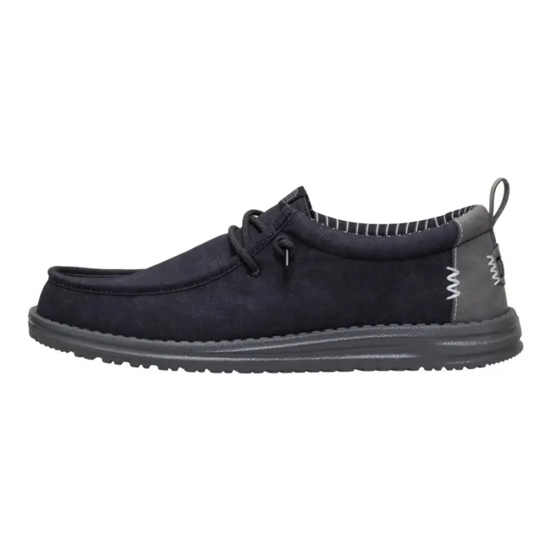 HEYDUDE Wally Vintage Classic – Black Oyster/Black online