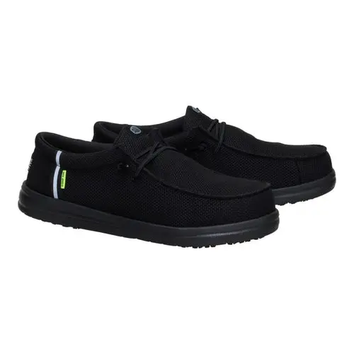 HEYDUDE Wally Work Comp Toe – Black/Black online