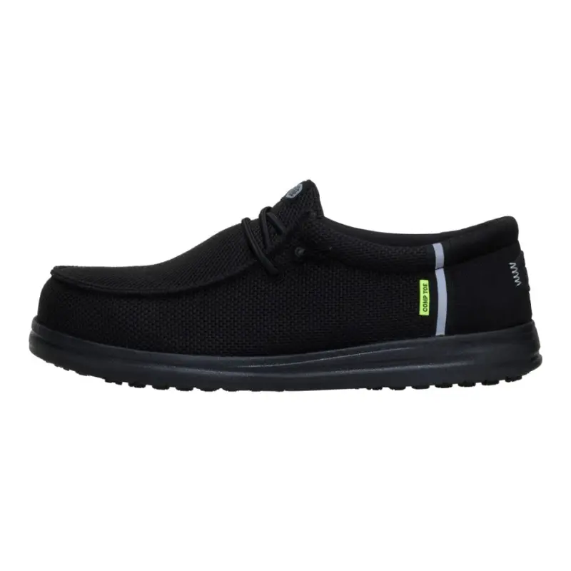 HEYDUDE Wally Work Comp Toe Wide – Black/Black online