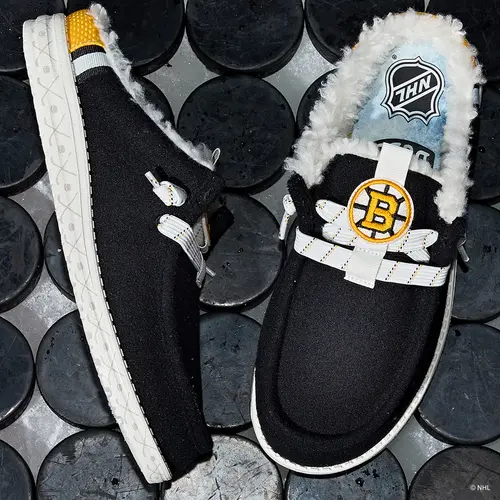HEYDUDE NHL® Boston Bruins® Wally Slip – Black/Yellow online
