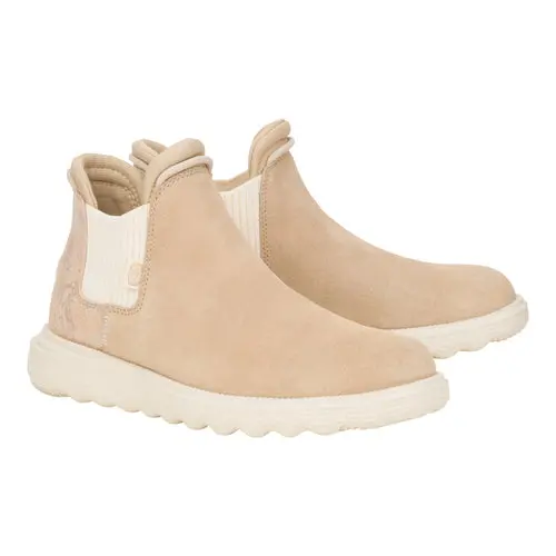 HEYDUDE Branson Womens Suede Novelty – Sand/Snake online
