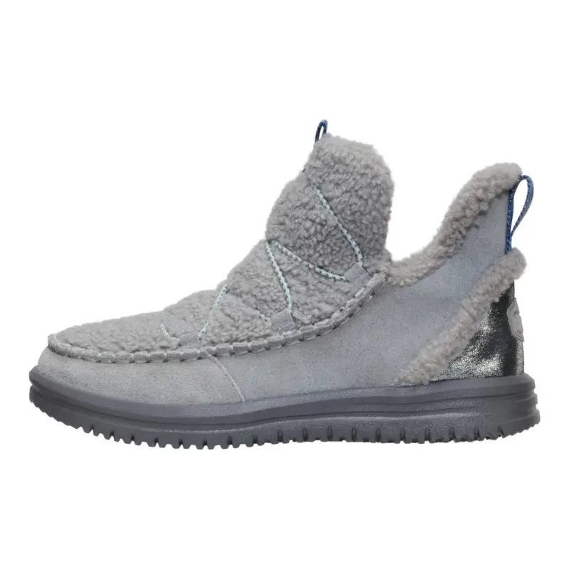 HEYDUDE Camden Suede Cozy – Charcoal online