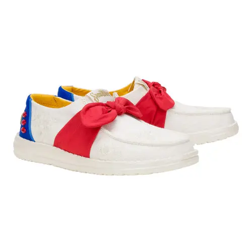 HEYDUDE Wendy Bow Snow White – White/Blue/Red online