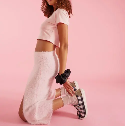 HEYDUDE Wendy Buffalo Plaid – Pale Pink/Black online