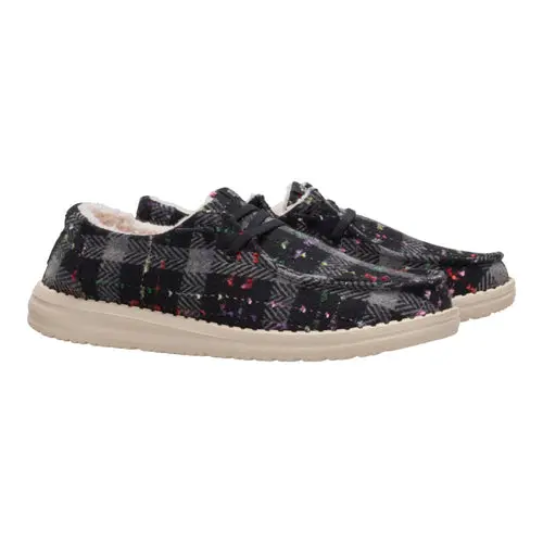HEYDUDE Wendy Confetti Plaid Cozy – Black/Multi online