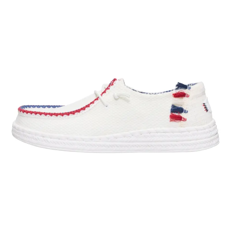 HEYDUDE Wendy Espadrille Americana – White online