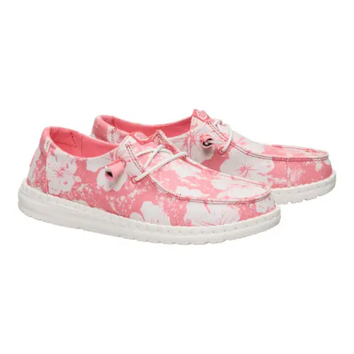 HEYDUDE Wendy Hawaiian – Coral/White online