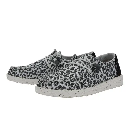 HEYDUDE Wendy Leopard – Black/Grey online