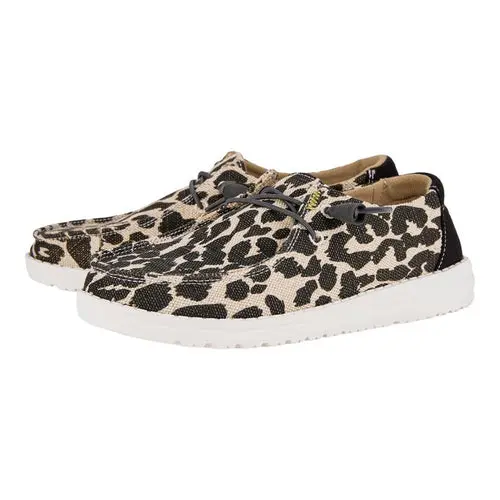 HEYDUDE Wendy Leopard Sparkle Wide – Leopard Tan online