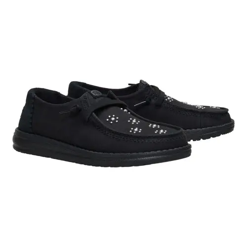 HEYDUDE Wendy Star Stud – Black/Black online