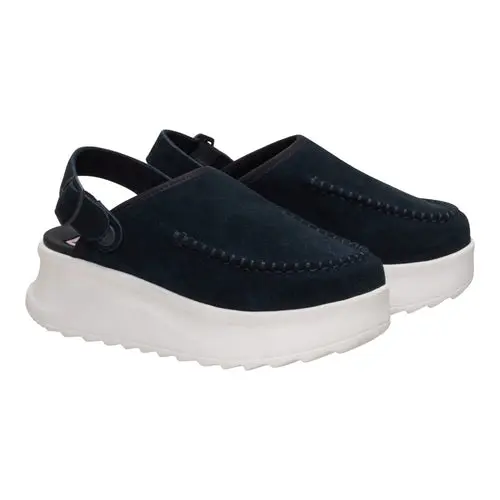 HEYDUDE Delray Clog Suede – Black/Egret online