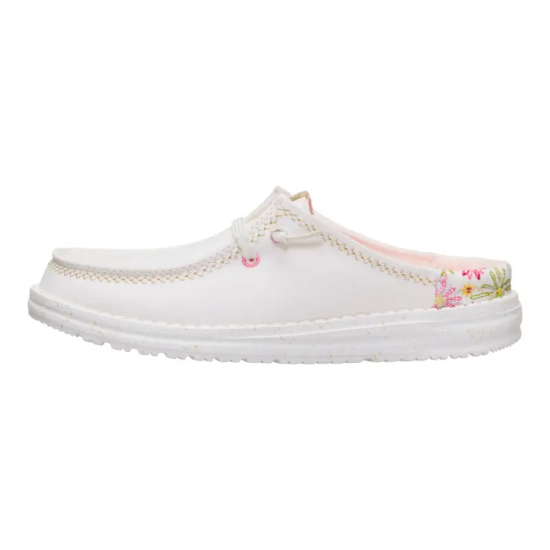 HEYDUDE Wendy Slip Embroidered Floral – Off White online