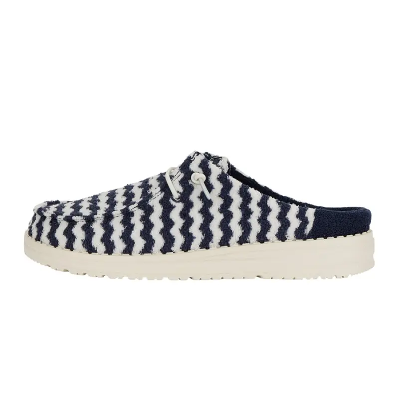 HEYDUDE Wendy Slip Terry Stripe – Navy Blazer/Egret online