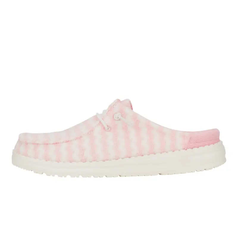 HEYDUDE Wendy Slip Terry Stripe – Stripe Pink/White online