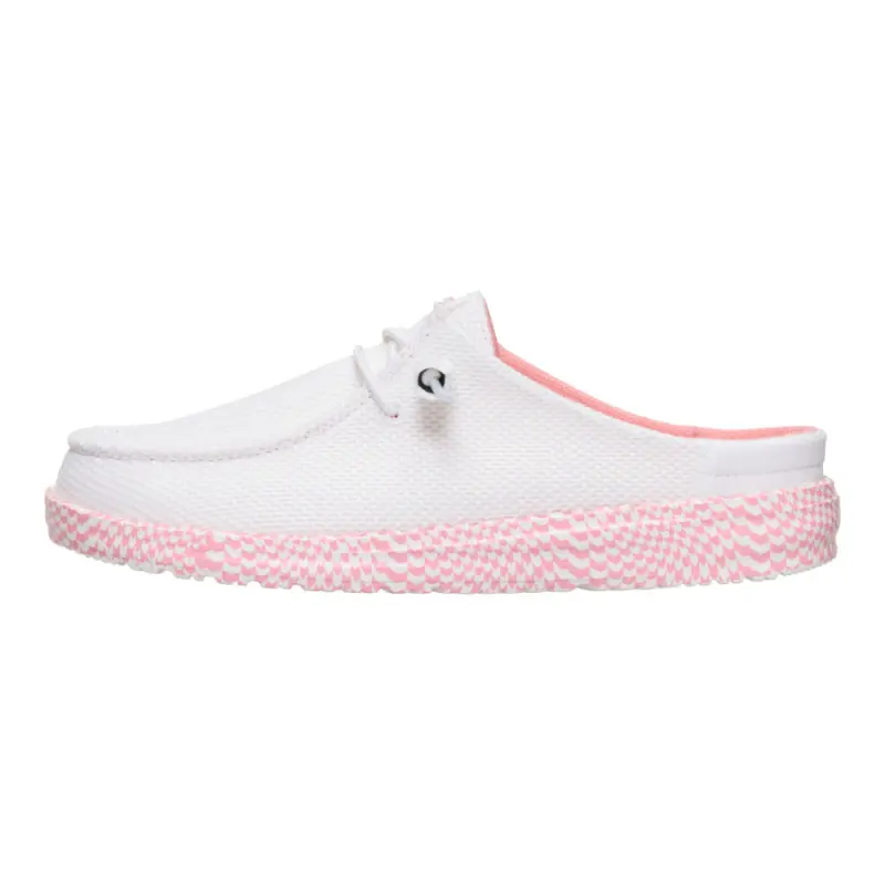 HEYDUDE Wendy Slip Warped Geo – White/Pink Lemonade online