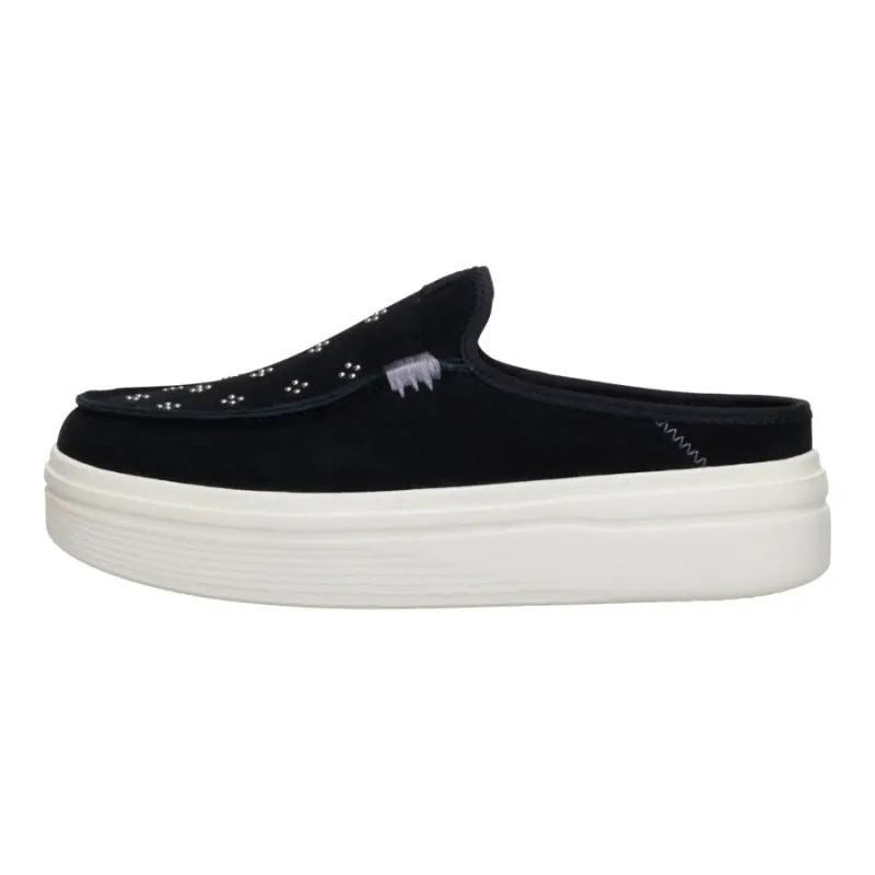 HEYDUDE Austin Lift Suede Stud – Black online